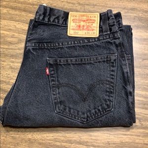 Vintage black Levi Strauss 550 35X35